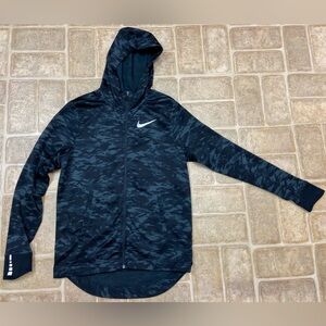 Nike dri-fit full zip hooded jacket